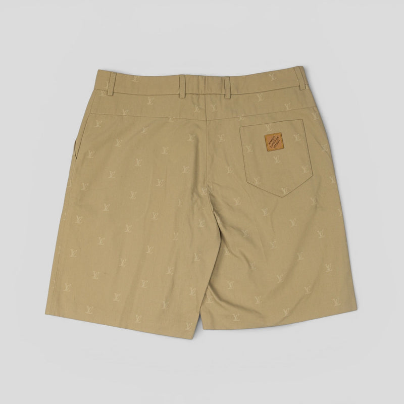 Louis Vuitton LV Blason Chino Shorts in Beige