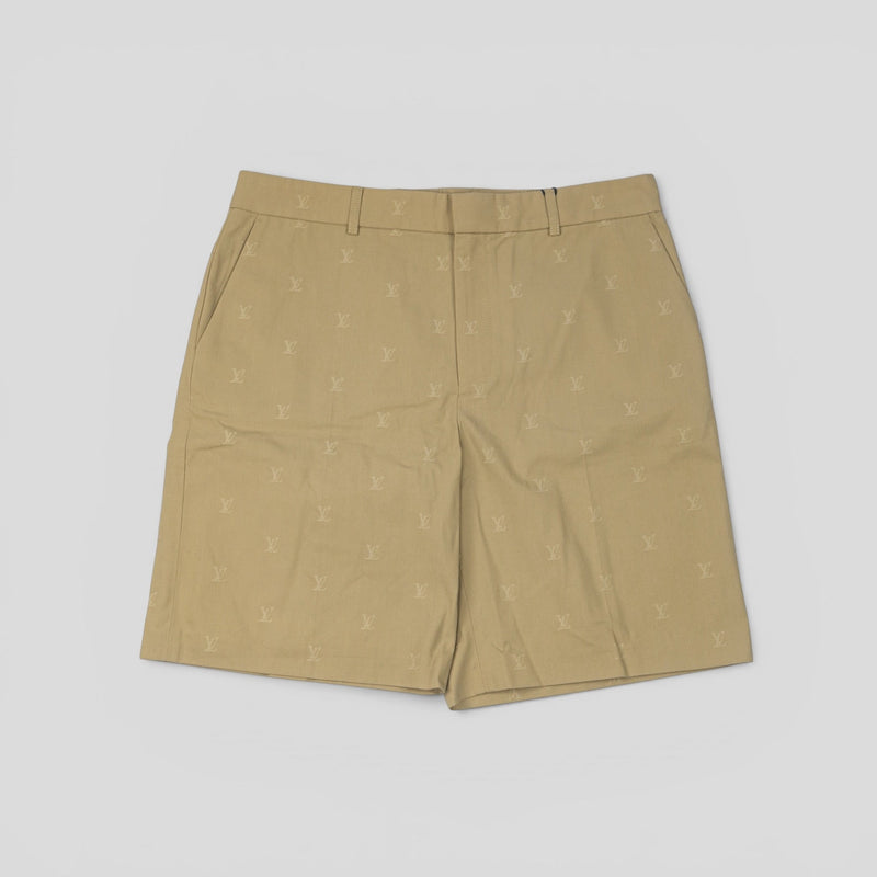 Louis Vuitton LV Blason Chino Shorts in Beige