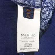 Louis Vuitton Monogram Bandana Short Sleeve Hoodie in Blue