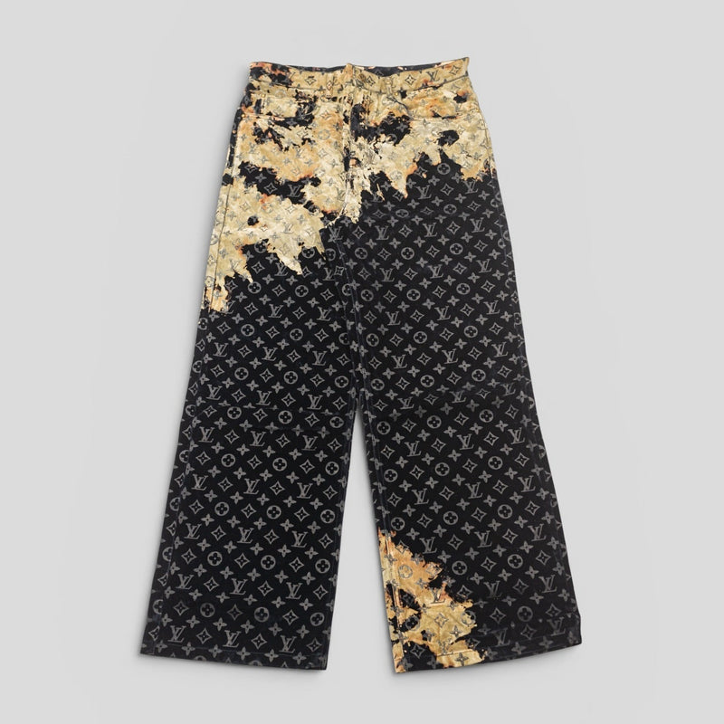 Louis Vuitton Monogram Bleach Denim Pants