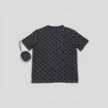 Louis Vuitton Monogram Flocked Zip Pocket T-Shirt in Grey