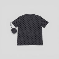 Louis Vuitton Monogram Flocked Zip Pocket T-Shirt in Grey
