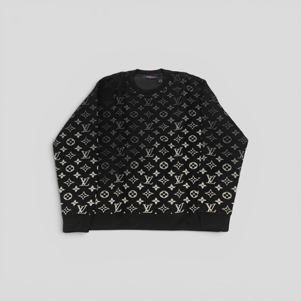 Louis Vuitton Monogram Gradient Crewneck in Black