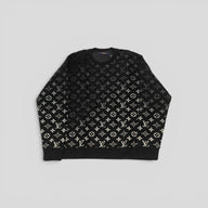 Louis Vuitton Monogram Gradient Crewneck in Black