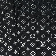 Louis Vuitton Monogram Knit Hoodie in Black