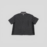 Louis Vuitton Monogram Moire Jacquard Silk Shirt in Black