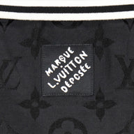 Louis Vuitton Monogram Moire Jacquard Silk Shirt in Black