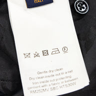 Louis Vuitton Monogram Moire Jacquard Silk Shirt in Black