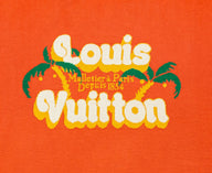 Louis Vuitton Palm Tree Short Sleeve Crewneck in Orange