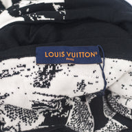 Louis Vuitton Parisian Collage Jacquard Hoodie in White/Black