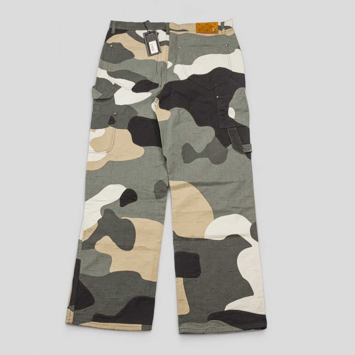 Louis Vuitton Patchwork Portrait Denim Carpenter Pants