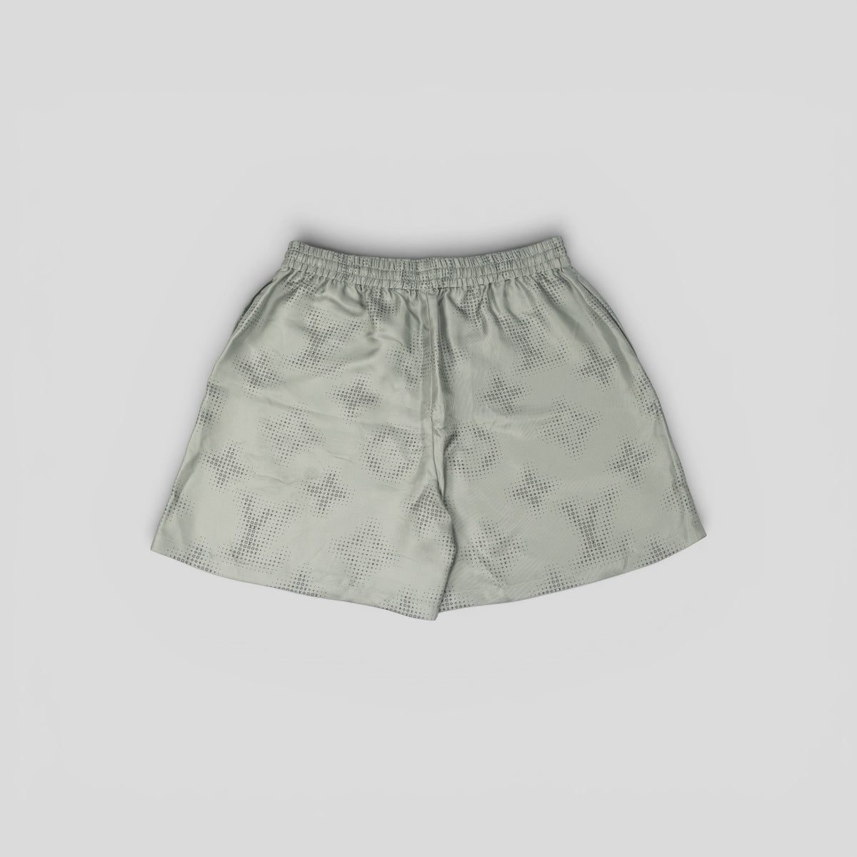 Louis Vuitton Pixelate Monogram Silk Shorts in Grey