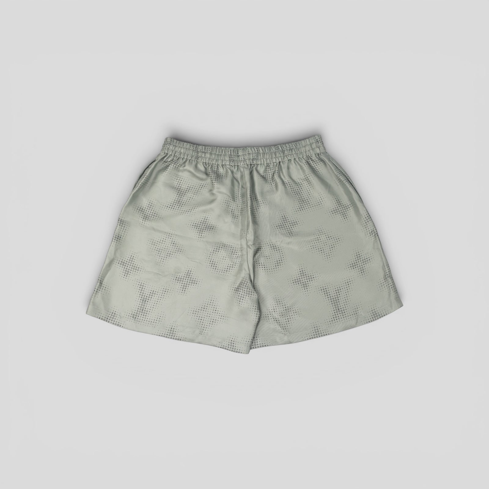 Louis Vuitton Pixelate Monogram Silk Shorts in Grey