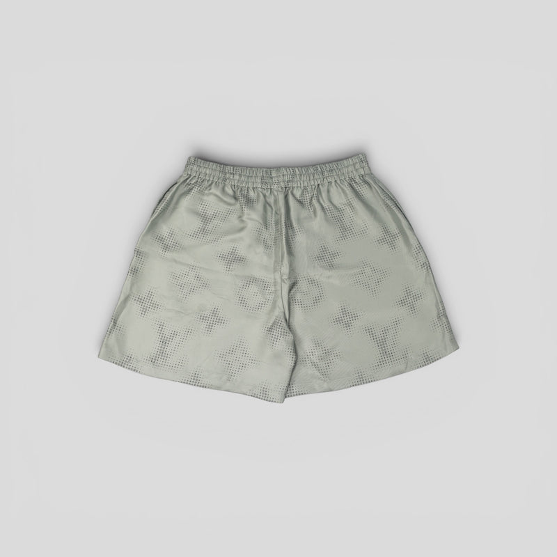 Louis Vuitton Pixelate Monogram Silk Shorts in Grey