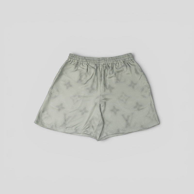 Louis Vuitton Pixelate Monogram Silk Shorts in Grey