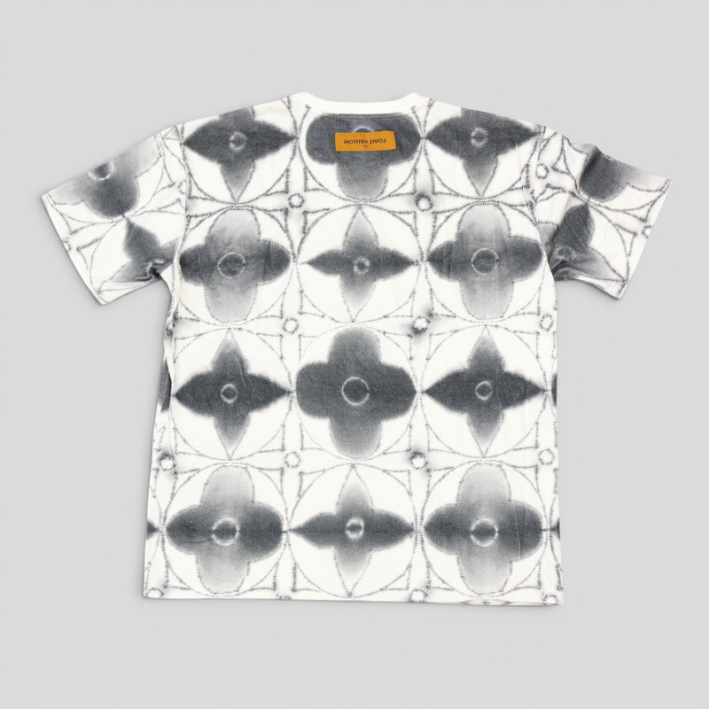 Louis Vuitton Printed Shibori Tie-Dye Tee in White