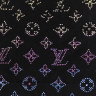 Louis Vuitton Rhinestone Monogram Degrade Tee in Black