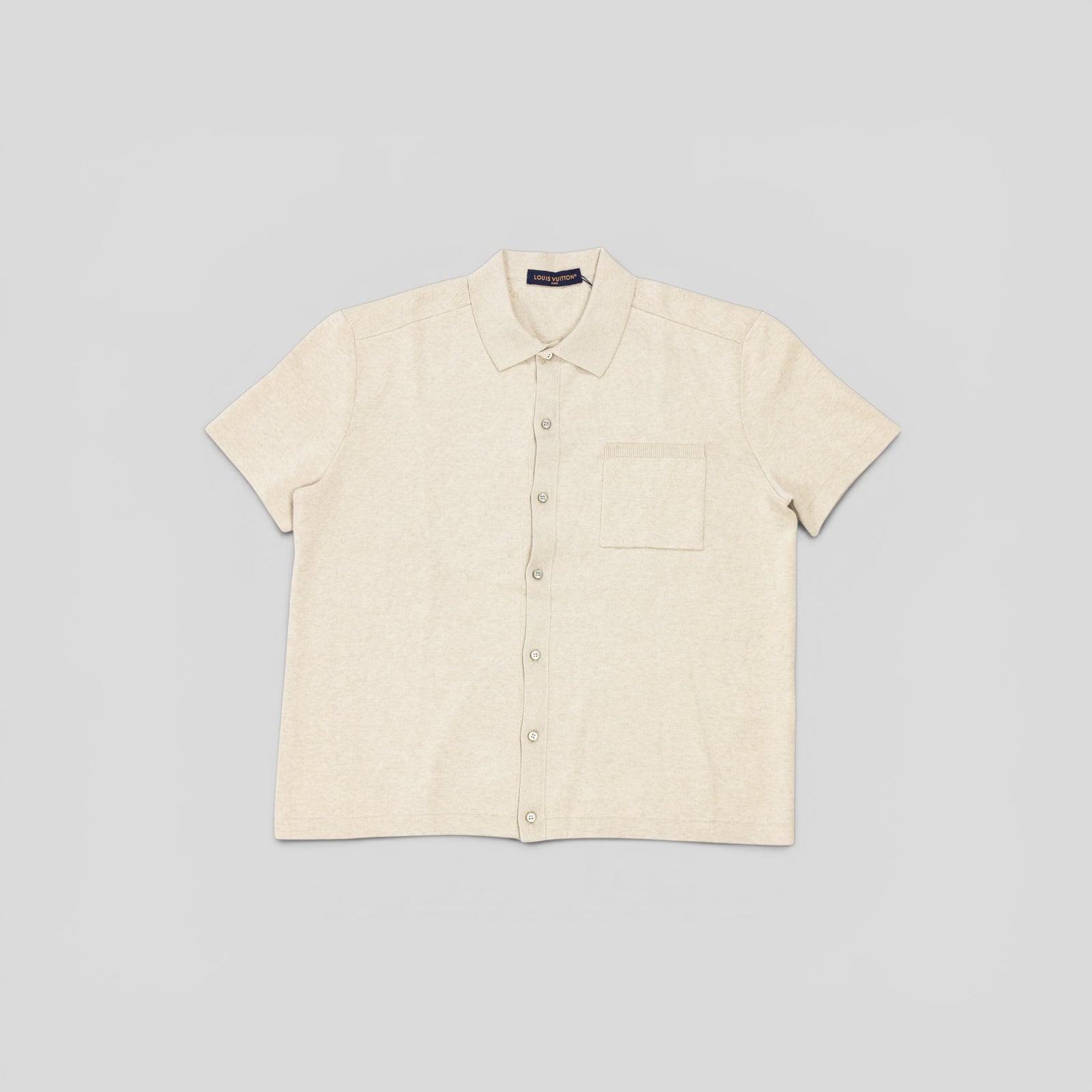 Louis Vuitton Safari Monogram Knit Shirt in Khaki