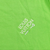 Louis Vuitton Signature Short Sleeve Crewneck Knitwear in Light Green