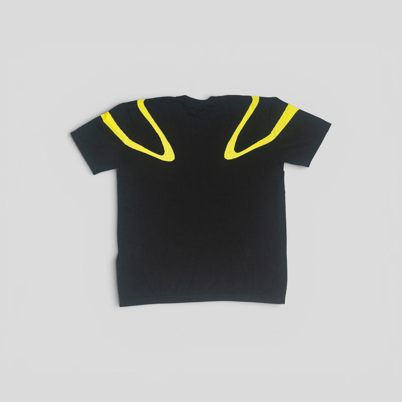 Louis Vuitton Sporty Line Intarsia Knit Crewneck in Black