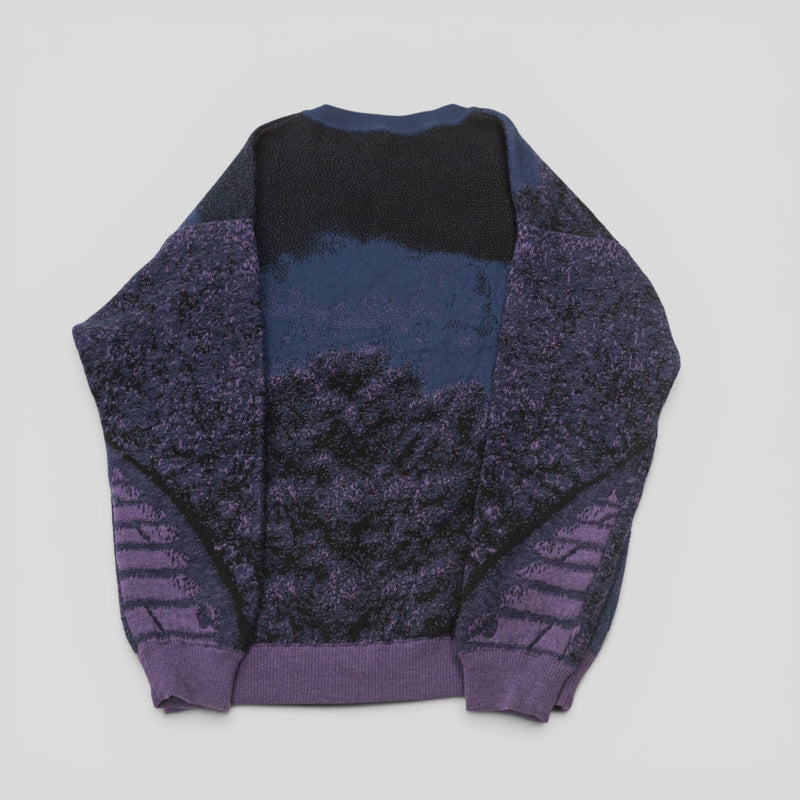 Louis Vuitton Wizard of Oz Brick Road Jacquard Sweater in Purple