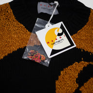 MARNI CARHARTT WOOL/SILK SWEATER - BLACK/BROWN