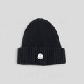 Moncler Palm Logo Beanie in Black