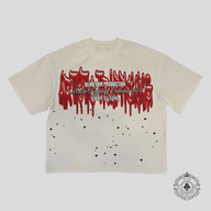 Blind Love Artistic Trafficking T-Shirt in White/Red