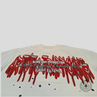 Blind Love Artistic Trafficking T-Shirt in White/Red