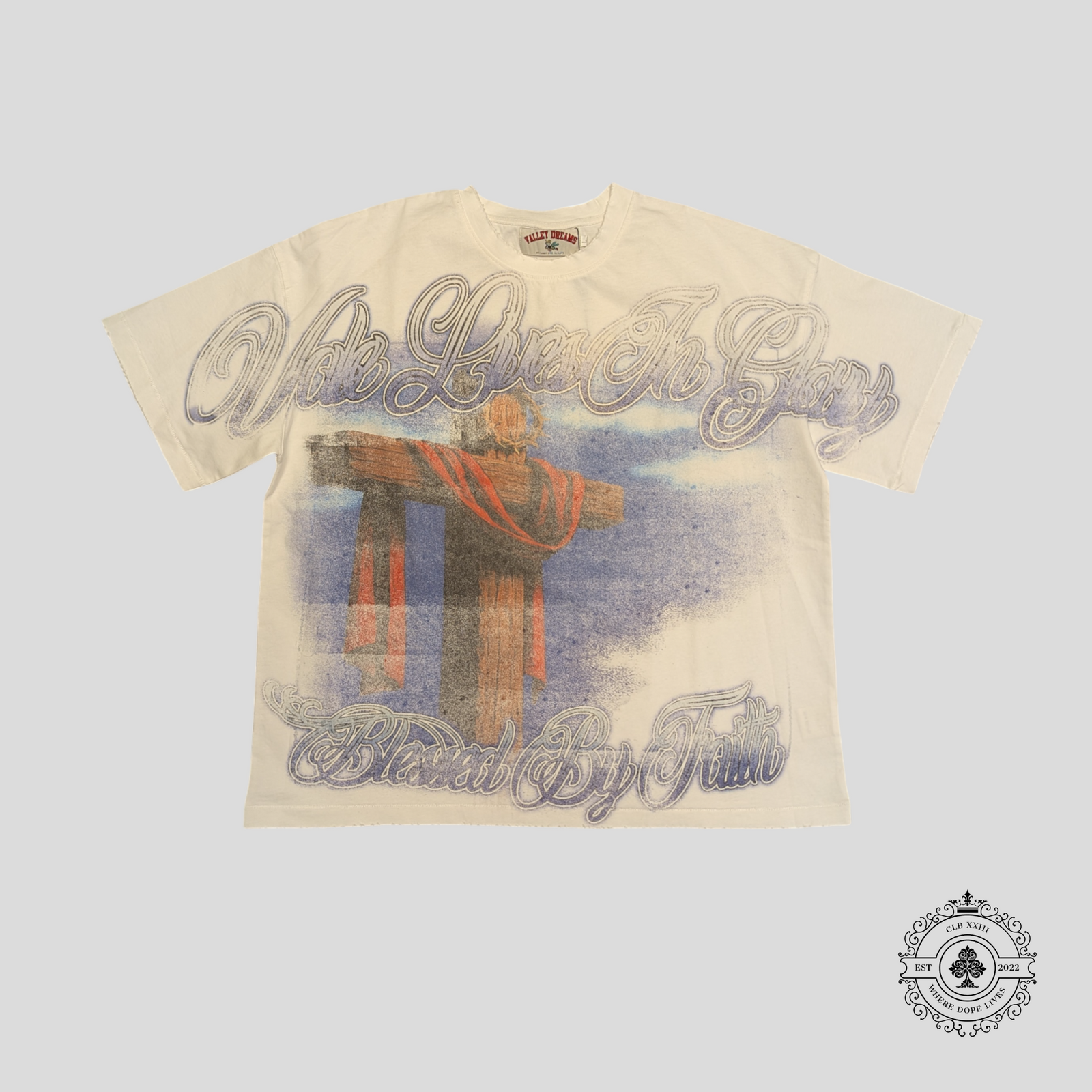 Vale Lives In Glory Tee in White