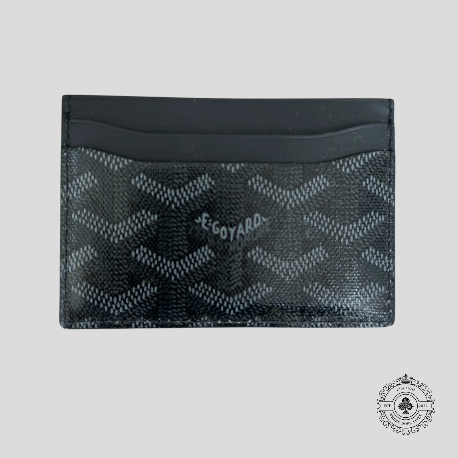 Goyard Saint Sulpice Card Holder in Jet Black