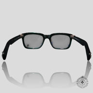 Chrome Hearts "See You In Tea" Sunglasses in Marine Green/Silver