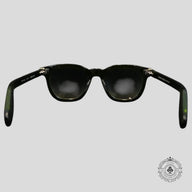 Chrome Hearts Smoke Show Sunglasses in Green/Silver