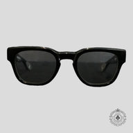 Chrome Hearts Diamond Embellished Cuntvoluted Glasses in Black/Silver