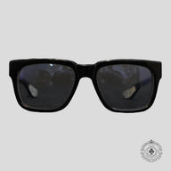 Chrome Hearts Box Officer Glasses in Black/Silver