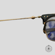 Chrome Hearts Sluntradiction Glasses in Black/Gold