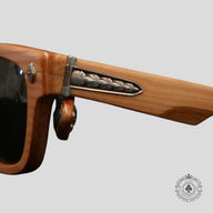 Chrome Hearts Lilith Glasses in Wood/Silver