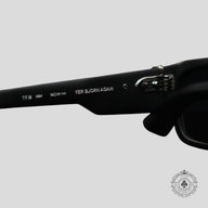 Chrome Hearts Yer Bjorn Again Glasses in Matte Black/Silver