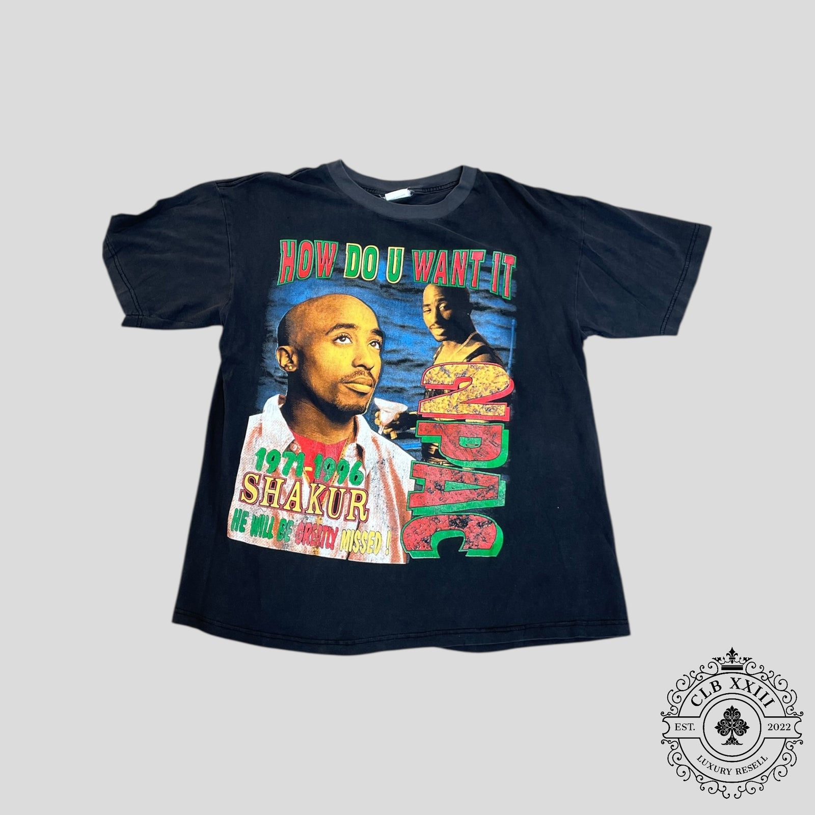 Vintage Tupac How Do U Want It T-Shirt in Black