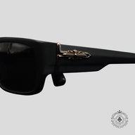 Chrome Hearts Yer Bjorn Again Glasses in Matte Black/Silver