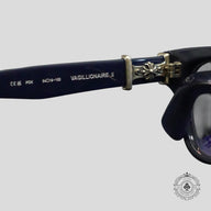 Chrome Hearts Vagillionaire II Glasses in Blue/Silver