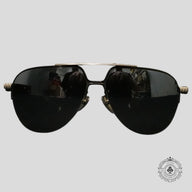 Chrome Hearts Full Metal Chicken Glasses in Zebra/Silver