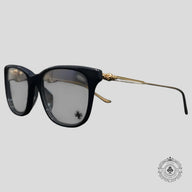 Chrome Hearts JeJe Spot Glasses in Blue/Gold
