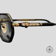 Chrome Hearts Tatters Glasses in Tortoise Shell/Gold