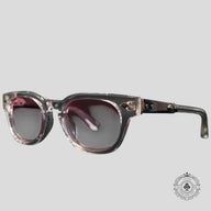 Chrome Hearts Jenna Tail Yea Glasses in Clear/Silver