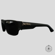 Chrome Hearts Yer Bjorn Again Glasses in Matte Black/Silver