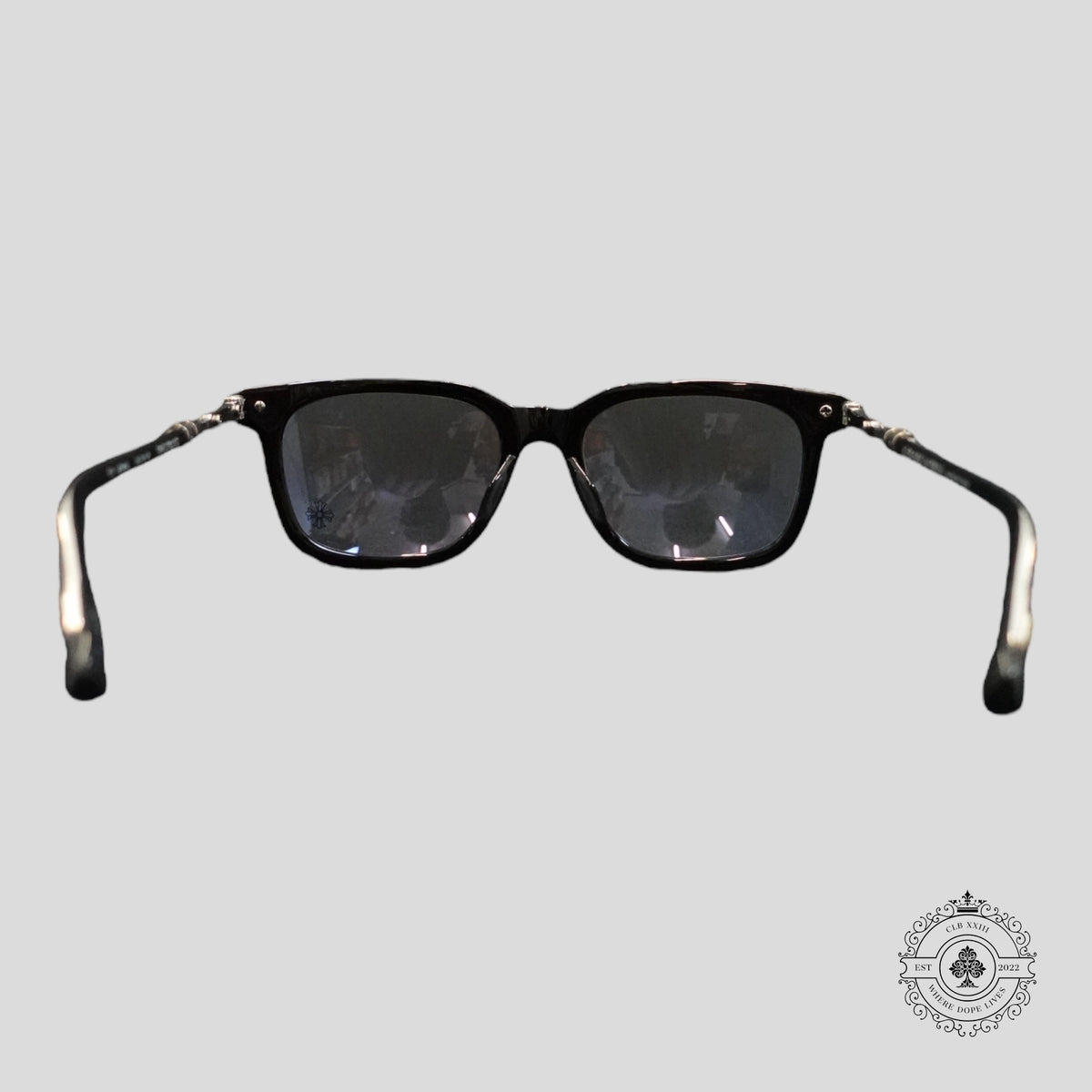 Chrome Hearts Tresticles Sunglasses in Black/Silver