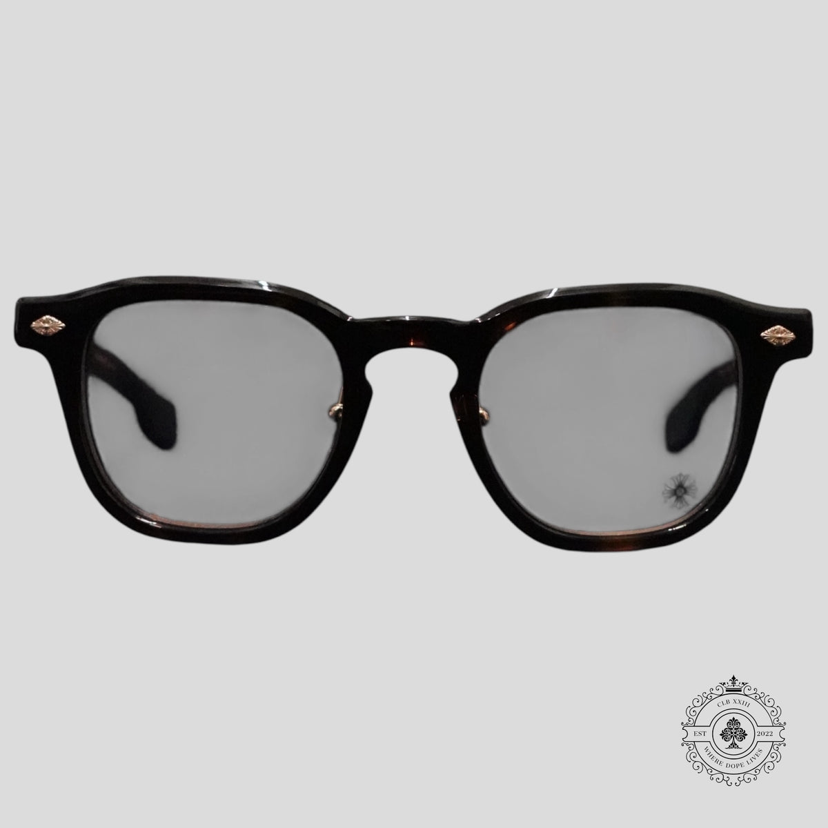 Chrome Hearts Chirp Chirp-A Sunglasses in Tortoise/Gold