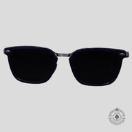 Chrome Hearts Overpoked Sunglasses in Silver/Blue