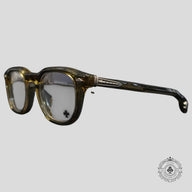 Chrome Hearts Chirp Chirp Glasses in Olive/Silver